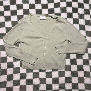 Old Navy Crop Cardigan Mint Green